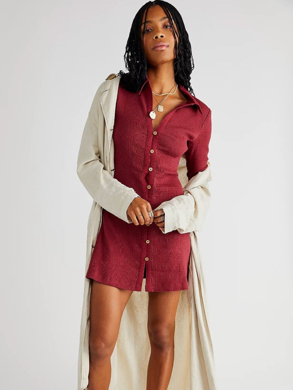 Free People Sunday Dreaming Mini Dress